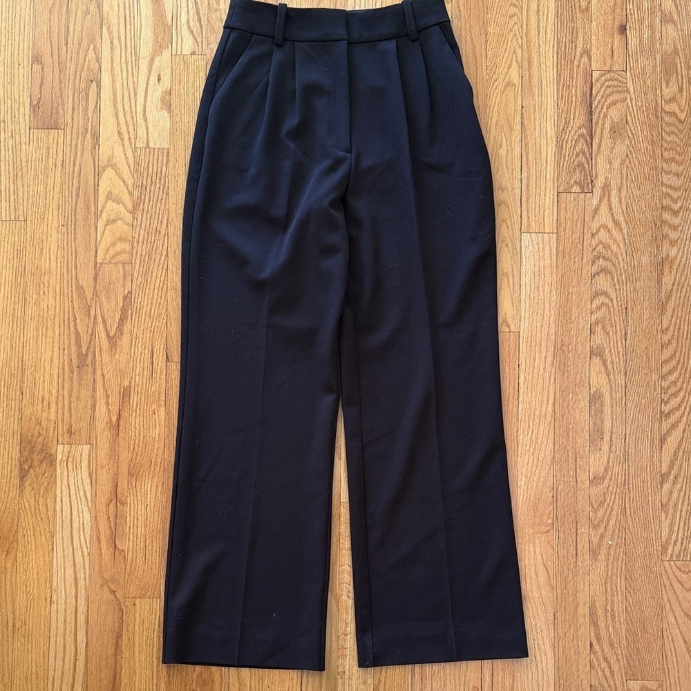 Favorite Daughter sz 6 Black Wide-Leg Trousers like new condition